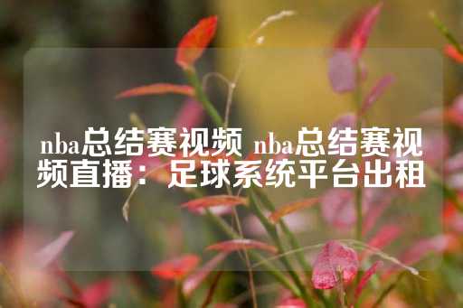 nba总结赛视频 nba总结赛视频直播：足球系统平台出租