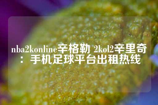 nba2konline辛格勒 2kol2辛里奇：手机足球平台出租热线-第1张图片-皇冠信用盘出租