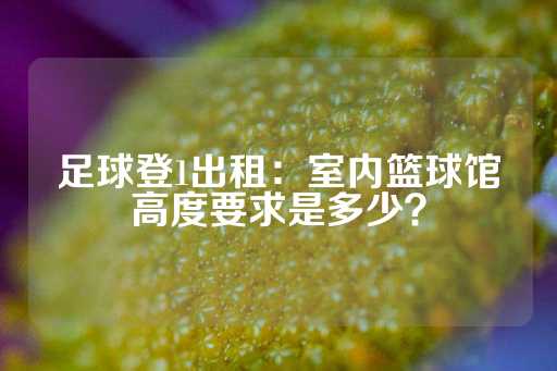 足球登1出租：室内篮球馆高度要求是多少？-第1张图片-皇冠信用盘出租