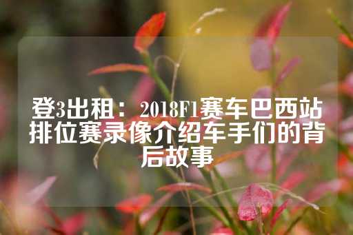 登3出租：2018F1赛车巴西站排位赛录像介绍车手们的背后故事