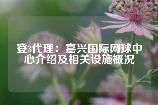 登3代理：嘉兴国际网球中心介绍及相关设施概况-第1张图片-皇冠信用盘出租