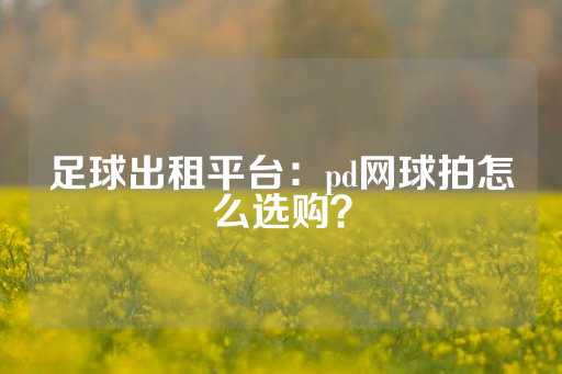 足球出租平台：pd网球拍怎么选购？