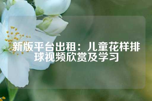 新版平台出租：儿童花样排球视频欣赏及学习