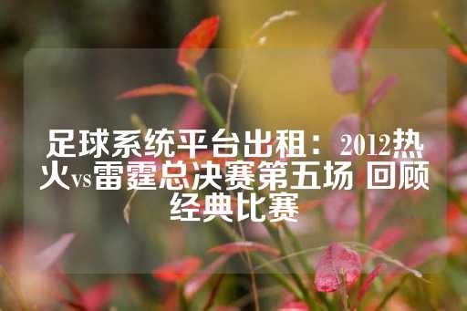 足球系统平台出租：2012热火vs雷霆总决赛第五场 回顾经典比赛-第1张图片-皇冠信用盘出租