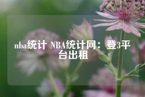 nba统计 NBA统计网：登3平台出租-第1张图片-皇冠信用盘出租