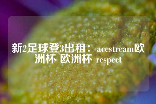 新2足球登3出租：acestream欧洲杯 欧洲杯 respect-第1张图片-皇冠信用盘出租