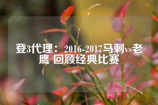 登3代理：2016-2017马刺vs老鹰 回顾经典比赛-第1张图片-皇冠信用盘出租