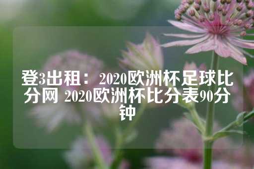 登3出租：2020欧洲杯足球比分网 2020欧洲杯比分表90分钟