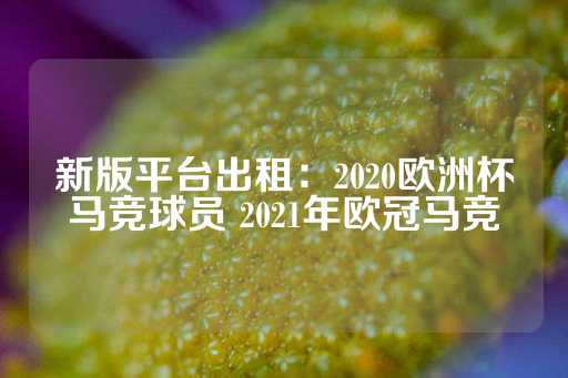 新版平台出租：2020欧洲杯马竞球员 2021年欧冠马竞