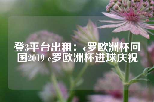 登3平台出租：c罗欧洲杯回国2019 c罗欧洲杯进球庆祝