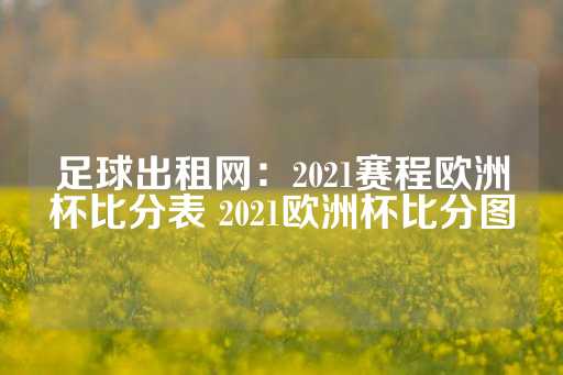 足球出租网：2021赛程欧洲杯比分表 2021欧洲杯比分图-第1张图片-皇冠信用盘出租