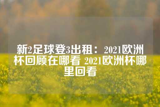 新2足球登3出租：2021欧洲杯回顾在哪看 2021欧洲杯哪里回看