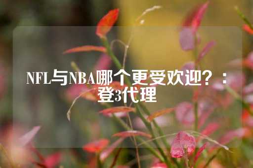 NFL与NBA哪个更受欢迎？：登3代理