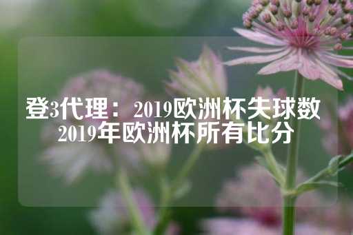 登3代理：2019欧洲杯失球数 2019年欧洲杯所有比分-第1张图片-皇冠信用盘出租