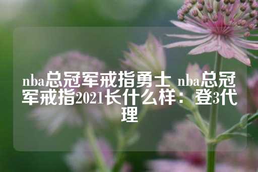 nba总冠军戒指勇士 nba总冠军戒指2021长什么样：登3代理-第1张图片-皇冠信用盘出租