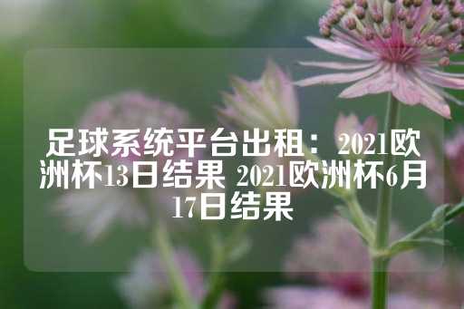 足球系统平台出租：2021欧洲杯13日结果 2021欧洲杯6月17日结果-第1张图片-皇冠信用盘出租