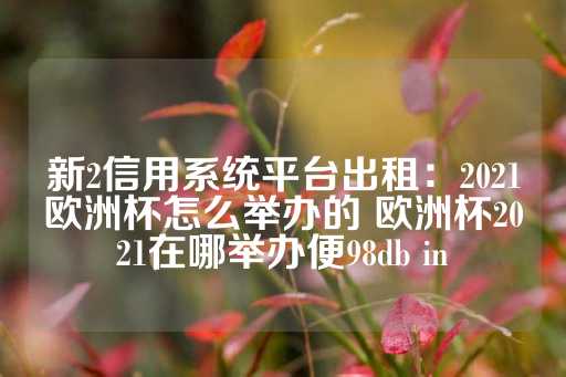 新2信用系统平台出租：2021欧洲杯怎么举办的 欧洲杯2021在哪举办便98db in