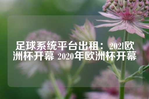 足球系统平台出租：202l欧洲杯开幕 2020年欧洲杯开幕