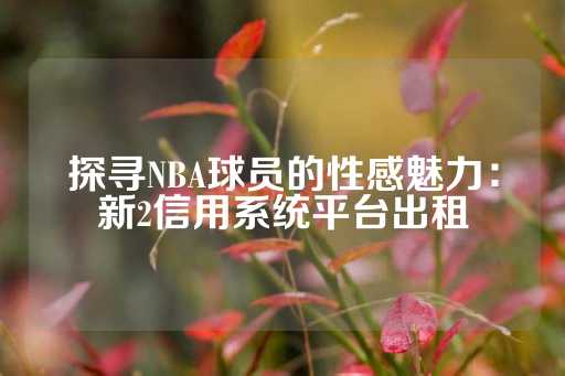 探寻NBA球员的性感魅力：新2信用系统平台出租