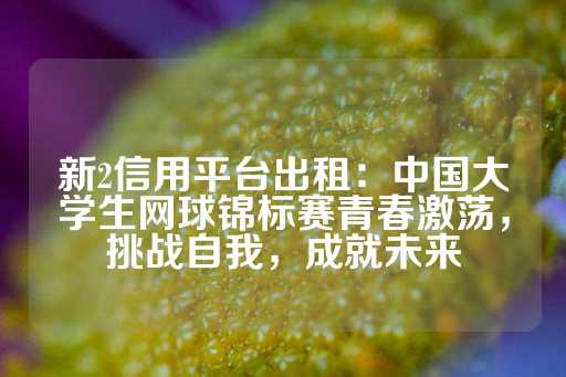 新2信用平台出租：中国大学生网球锦标赛青春激荡，挑战自我，成就未来