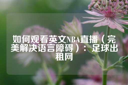 如何观看英文NBA直播（完美解决语言障碍）：足球出租网