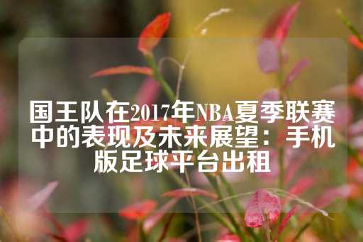 国王队在2017年NBA夏季联赛中的表现及未来展望：手机版足球平台出租