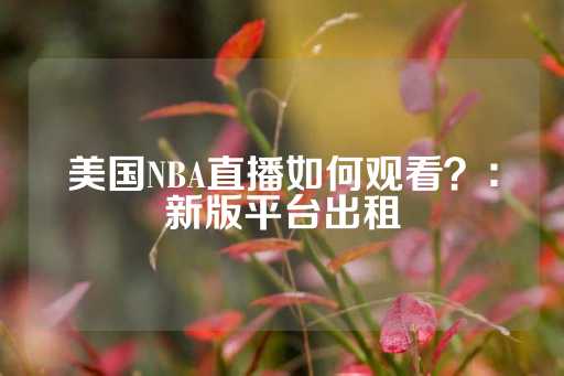 美国NBA直播如何观看？：新版平台出租