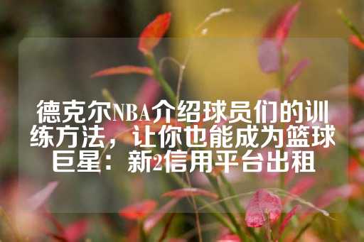 德克尔NBA介绍球员们的训练方法，让你也能成为篮球巨星：新2信用平台出租-第1张图片-皇冠信用盘出租