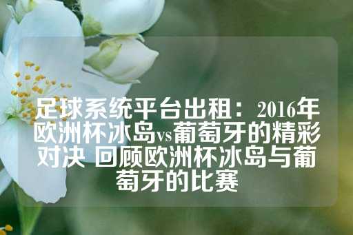 足球系统平台出租：2016年欧洲杯冰岛vs葡萄牙的精彩对决 回顾欧洲杯冰岛与葡萄牙的比赛-第1张图片-皇冠信用盘出租