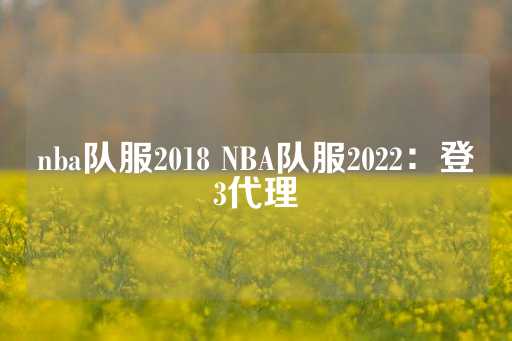 nba队服2018 NBA队服2022：登3代理