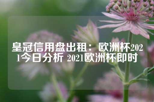 皇冠信用盘出租：欧洲杯2021今日分析 2021欧洲杯即时-第1张图片-皇冠信用盘出租