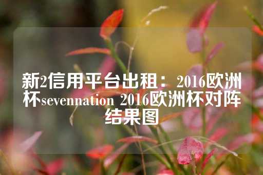 新2信用平台出租：2016欧洲杯sevennation 2016欧洲杯对阵结果图