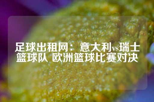 足球出租网：意大利vs瑞士篮球队 欧洲篮球比赛对决