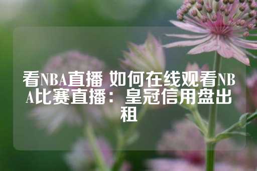 看NBA直播 如何在线观看NBA比赛直播：皇冠信用盘出租