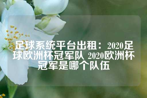 足球系统平台出租：2020足球欧洲杯冠军队 2020欧洲杯冠军是哪个队伍