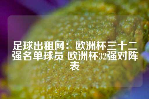 足球出租网：欧洲杯三十二强名单球员 欧洲杯32强对阵表