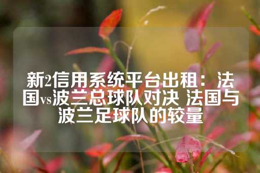 新2信用系统平台出租：法国vs波兰总球队对决 法国与波兰足球队的较量