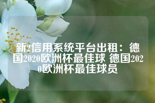 新2信用系统平台出租：德国2020欧洲杯最佳球 德国2020欧洲杯最佳球员-第1张图片-皇冠信用盘出租