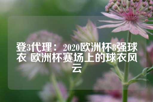 登3代理：2020欧洲杯8强球衣 欧洲杯赛场上的球衣风云