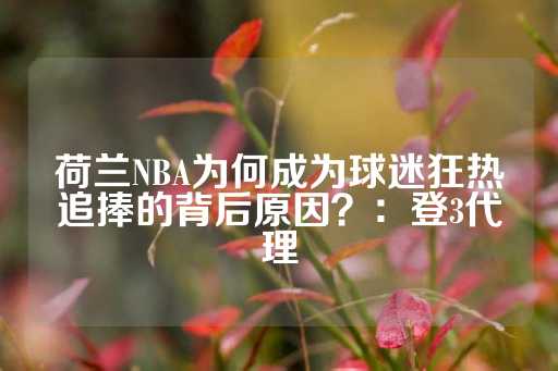 荷兰NBA为何成为球迷狂热追捧的背后原因？：登3代理