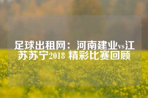 足球出租网：河南建业vs江苏苏宁2018 精彩比赛回顾