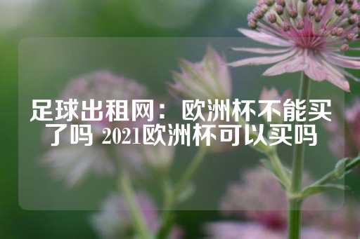 足球出租网：欧洲杯不能买了吗 2021欧洲杯可以买吗-第1张图片-皇冠信用盘出租