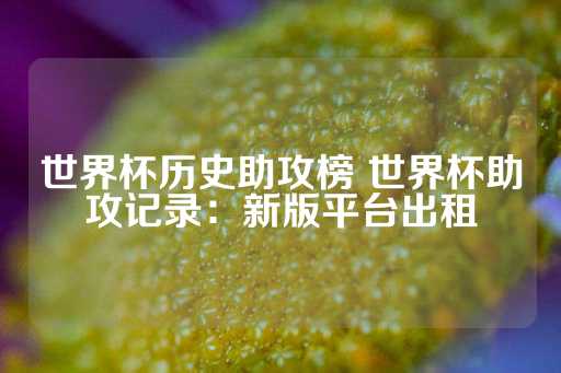 世界杯历史助攻榜 世界杯助攻记录：新版平台出租