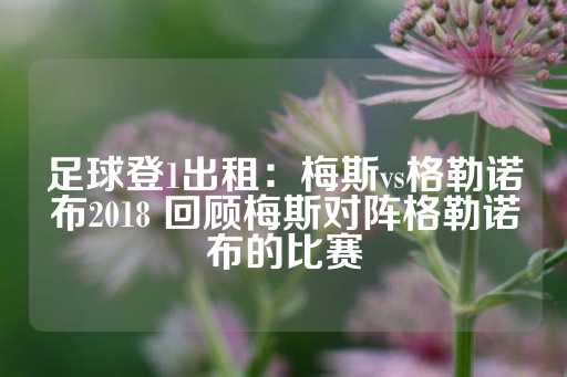 足球登1出租：梅斯vs格勒诺布2018 回顾梅斯对阵格勒诺布的比赛-第1张图片-皇冠信用盘出租