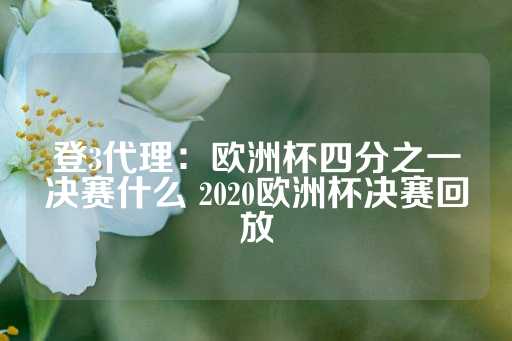 登3代理：欧洲杯四分之一决赛什么 2020欧洲杯决赛回放-第1张图片-皇冠信用盘出租