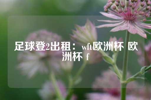 足球登2出租：wft欧洲杯 欧洲杯 f-第1张图片-皇冠信用盘出租