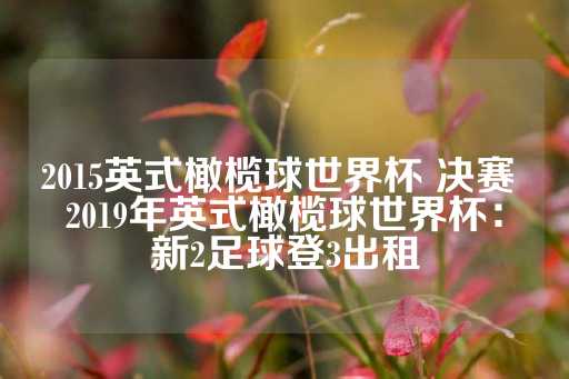 2015英式橄榄球世界杯 决赛 2019年英式橄榄球世界杯：新2足球登3出租