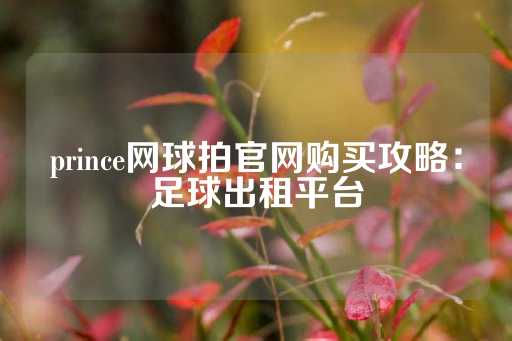 prince网球拍官网购买攻略：足球出租平台