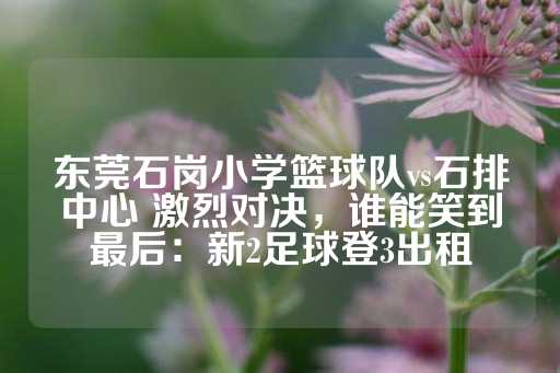 东莞石岗小学篮球队vs石排中心 激烈对决，谁能笑到最后：新2足球登3出租