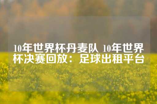 10年世界杯丹麦队 10年世界杯决赛回放：足球出租平台